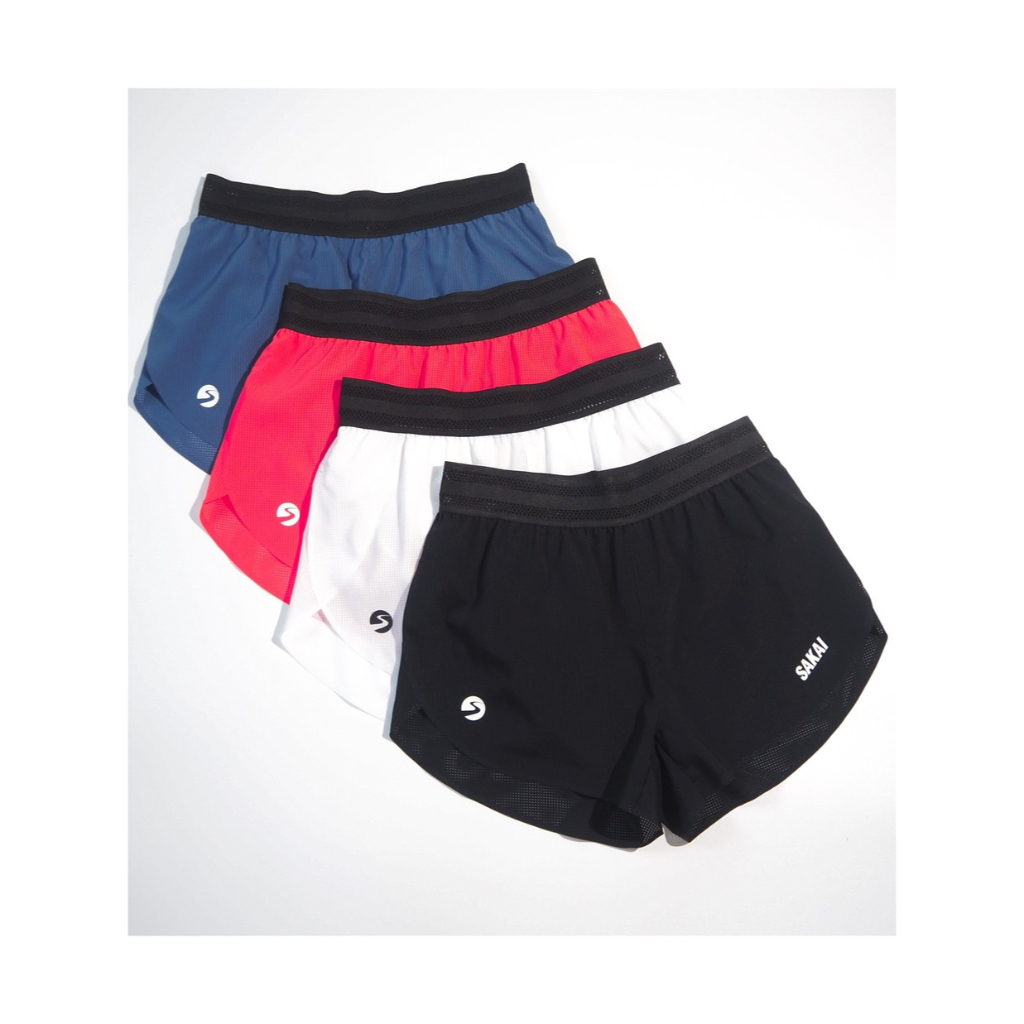 กางเกง Sakai รุ่น Racing (Unisex)(White-ขาว,XL 31 - 33")