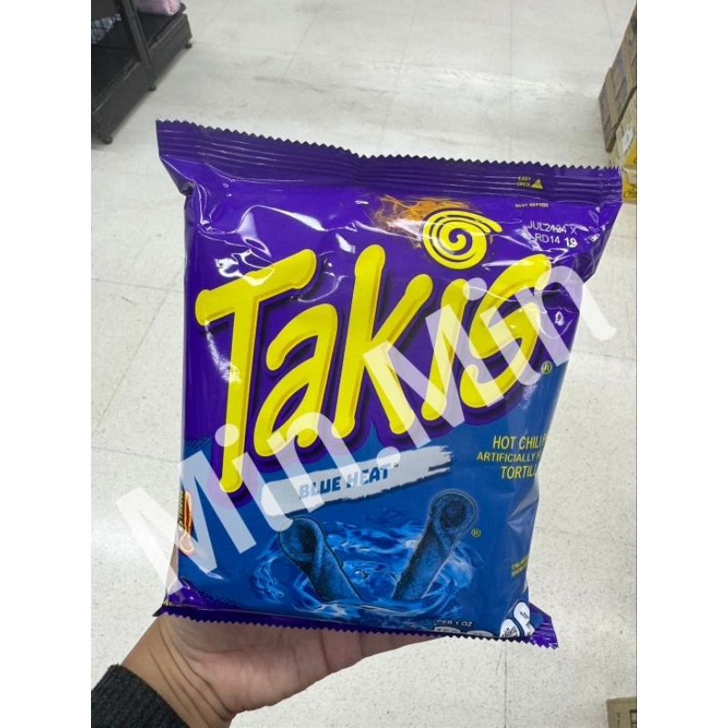 Takis Blue Heat 3.25oz ห่อใหญ่ 92.3 g. ของแท้ 100%