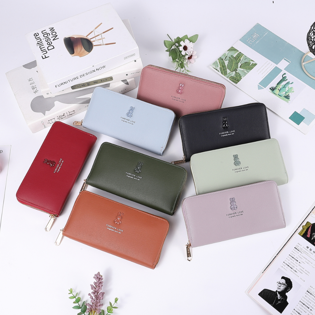 DNN337#️พร้อมส่ง️กระเป๋าสตางค์ใบยาว Forever Love