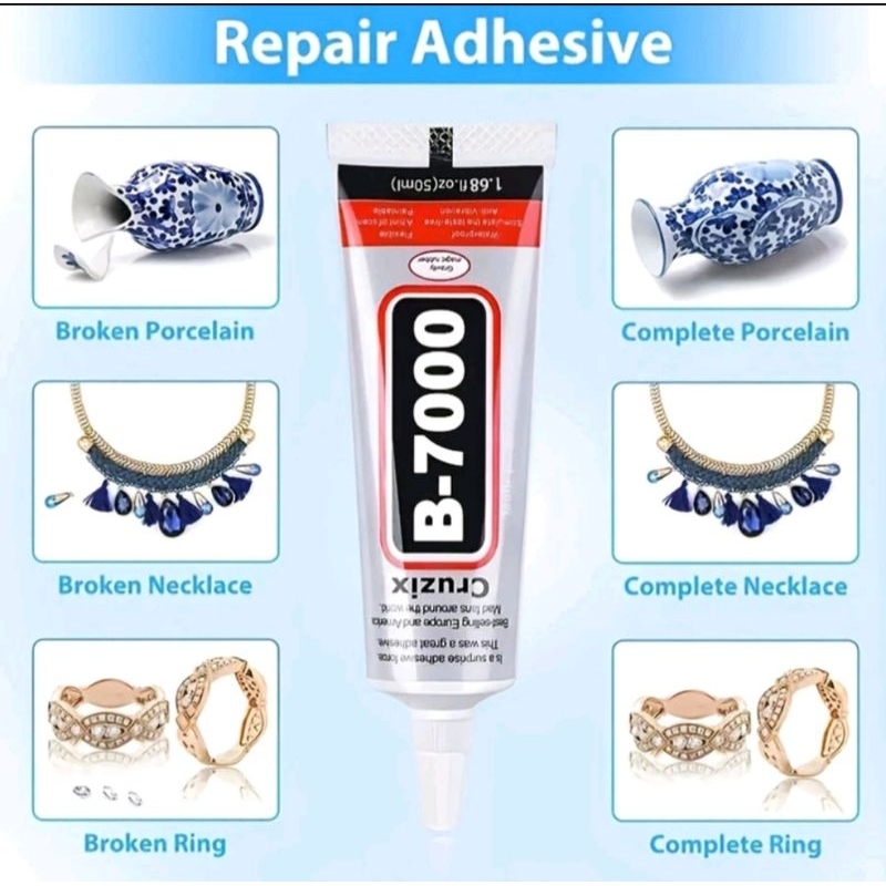 กาวอเนกประสงค์เนื้อกาวใส กาว B7000 ขนาด 15 ml