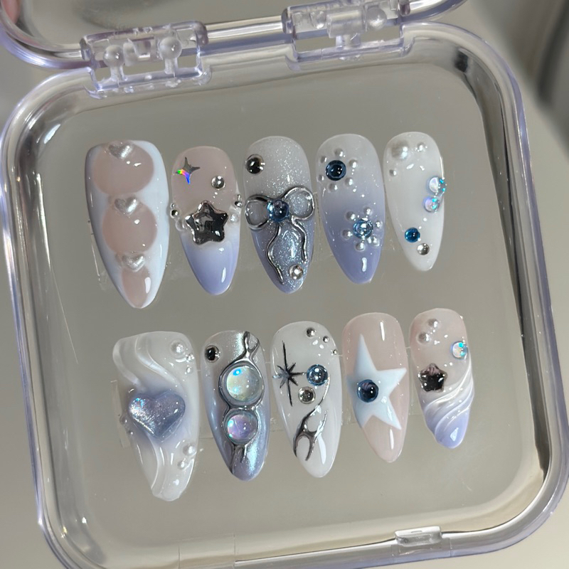 เล็บปลอม pvc nails 149 ( ถ่ายรูปจากงานจริงทุกชิ้น )