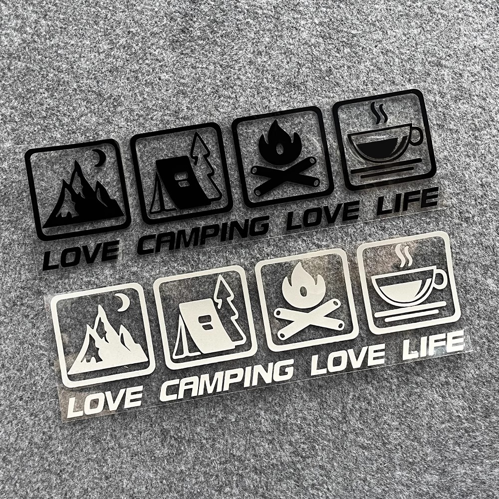 สติ๊กเกอร์ love camping