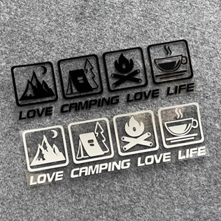 สติ๊กเกอร์ love camping