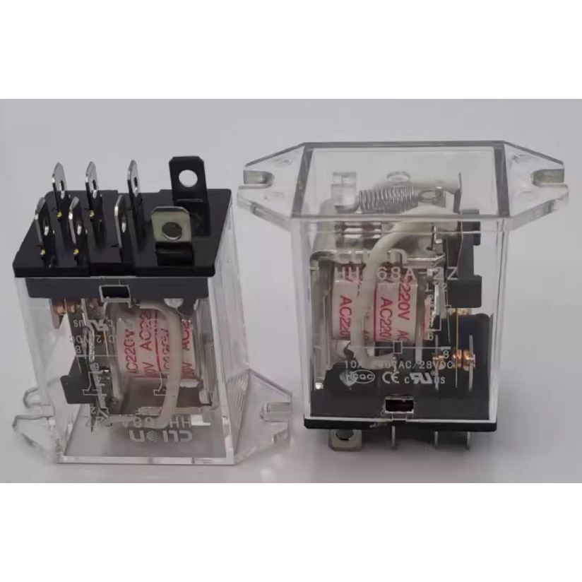 Relay JQX-13F (LY2) รีเลย์8ขา 10A AC220V คอนแทกสองทาง สำหรับประตูไฟฟ้าประตูม้วน และใช้ควมคุม การเปิดปิดวงจรไฟฟ้าแบบมีฐาน