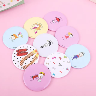 🔥พร้อมส่งในไทย🔥กระจกขนาดเล็ก กระจก คละลาย กระจกพกพา ของแจก ของแถม ของชำร่วย