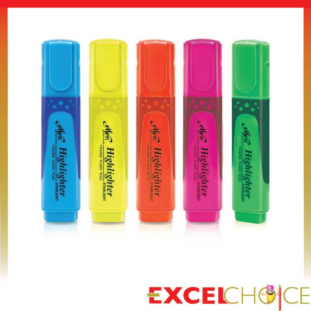 เอลเฟ่น ปากกาเน้นข้อความ ปากกาไฮไลท์ สตาร์ไลท์ Elfen Starlight