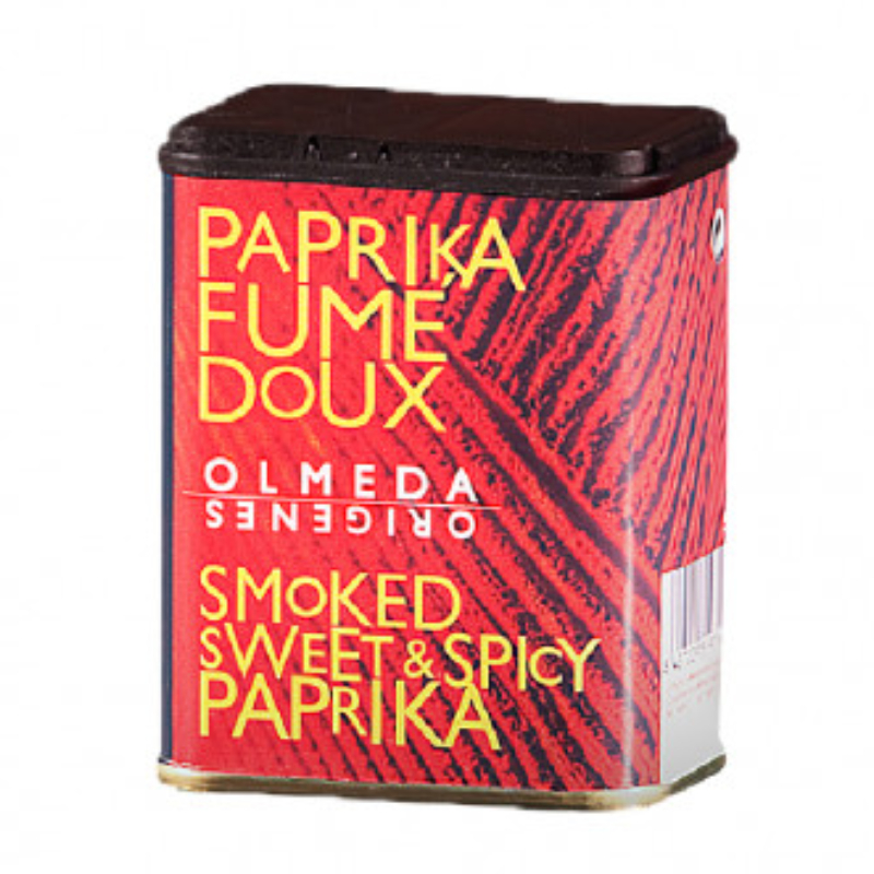 โอลเมด้า พริกปาปริก้ารมควัน แบบเผ็ดหวาน 75 กรัม - Paprika Powder Sweet & Spicy 75g Olmeda brand
