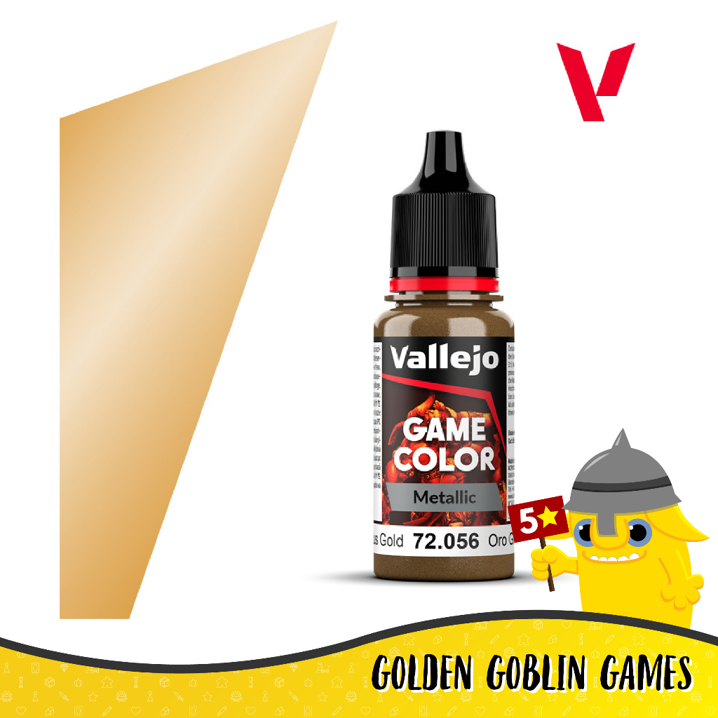 Vallejo Game Color: Metallic: Glorious Gold (POS. 125)