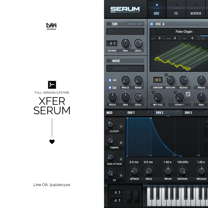 Xfer Serum(Mac) ซินทิไซเซอร์เซรั่ม [Lifetime/Full Version]