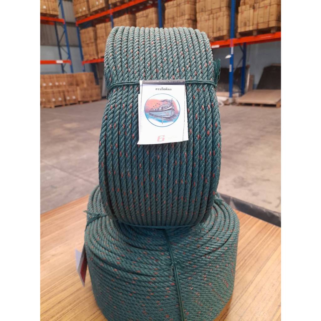 เชือกขี้ม้า เชือกไนล่อน เชือกผูกวัว-ควาย  มีความเหนียว เกลียวเชือกแน่น