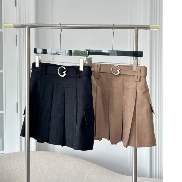 CurveG Mindy Skirt กระโปรงพร้อมเข็มขัด