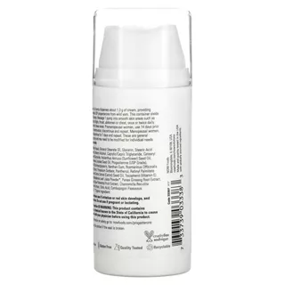 โปรเจสเตอโรนครีม NOW Foods, Progesterone from Wild Yam, Balancing Skin Unscented 20 mg, 3 oz (85 g)