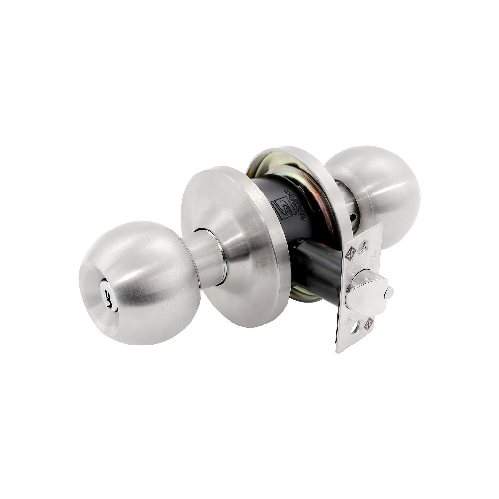 SOLEX ลูกบิดแสตนเลส No.D9500SS มอก.(ระบบดอก2 ร่อง) SUS304 Stainless Steel & Brass Double key System