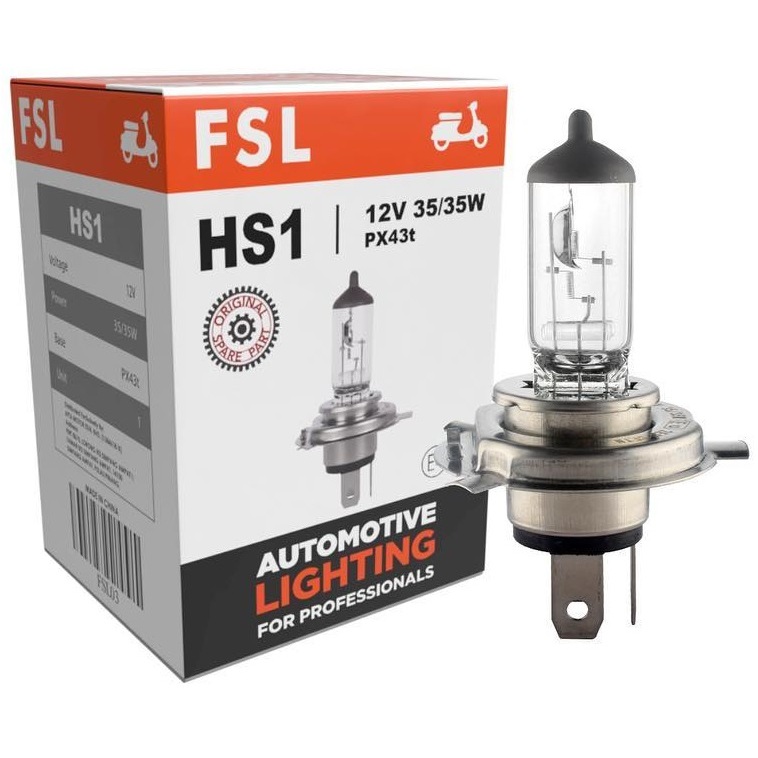 หลอดไฟหน้า  FILANO TTX FINO-FI GRAND FILANO HS1 12V 35/35W FSL BULB HEADLIGHT 70
