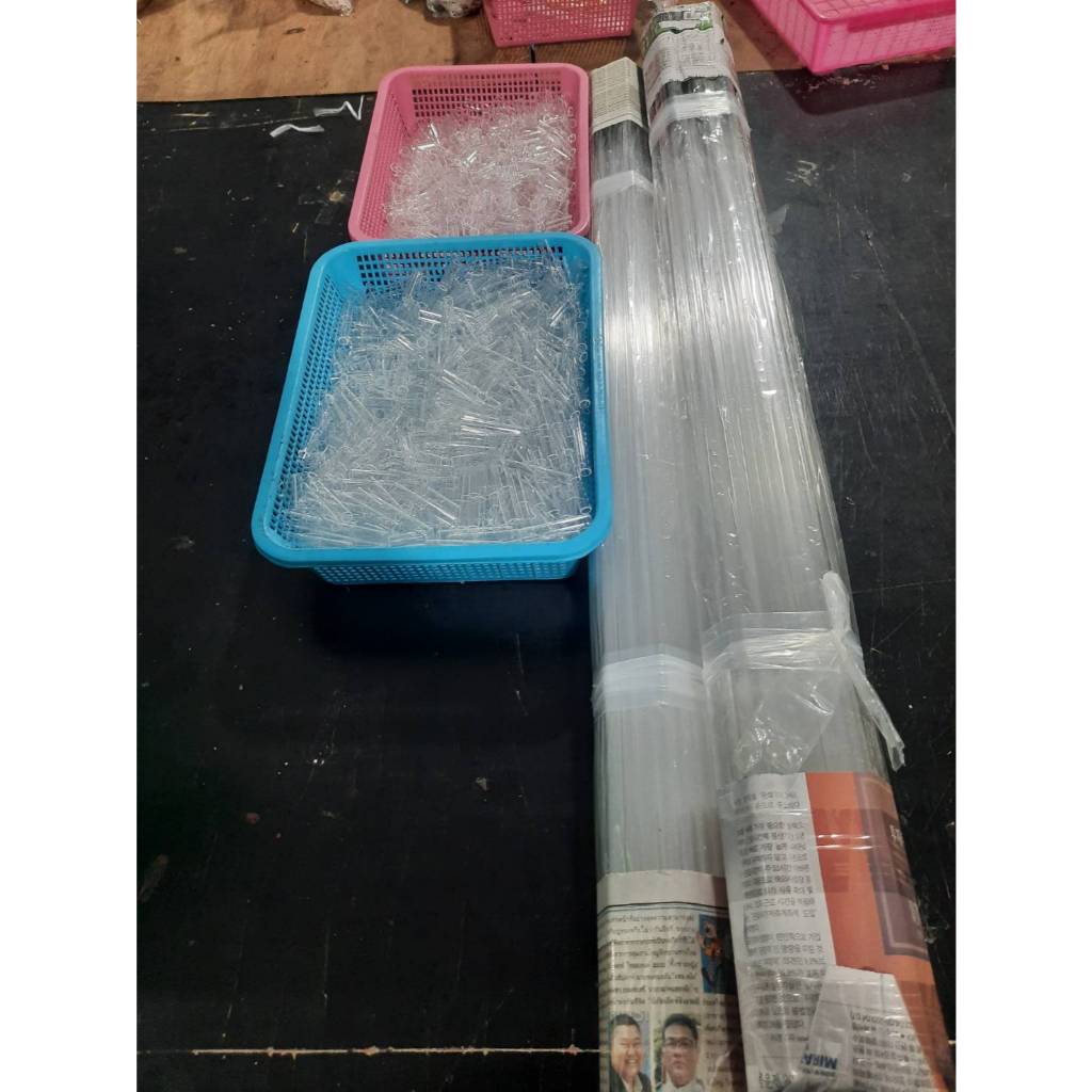 หลอดตะกรุด 1เส้น ยาว 1เมตร เบอร์ 6 - 25