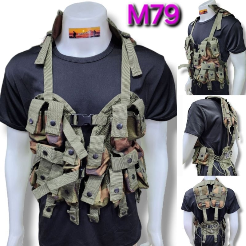 เสื้อกั๊กเปลือยM79  เสื้อกั๊กM79เสื้อกั๊ก40mm