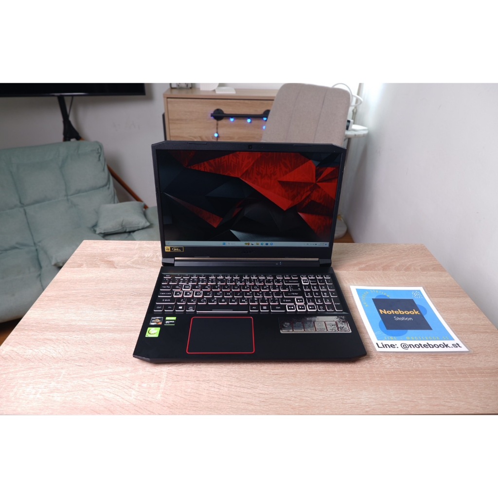 Acer Nitro 5 Ryzen7 4800H Ram16 GTX-1650Ti SSD512+HDD1TB จอ15.6 144Hz สเปคสูง ประมวลผลไว