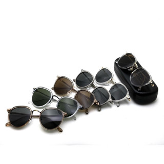 S5452 (เลนส์กันแดด) แว่นกันแดดทรงกลม มาแล้วเด้อ..แว่นโลหะ น้…