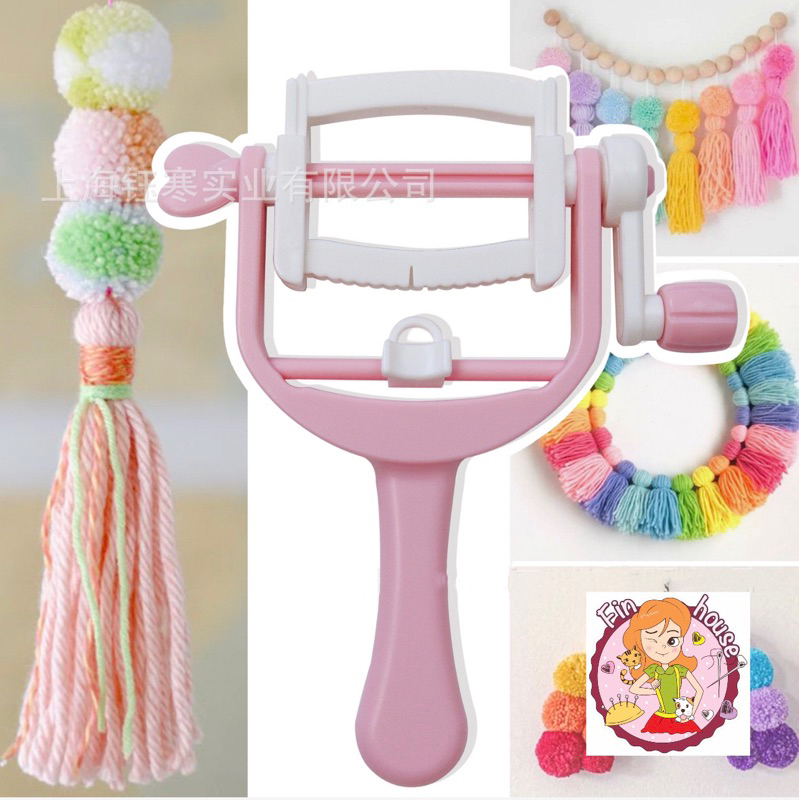 🧸อุปกรณ์ทำปอมๆ DIY  ใช้สำหรับทำปอมๆ ใช้งานง่ายมาก มีวิธีทำหลังกล่อง🧵🪡