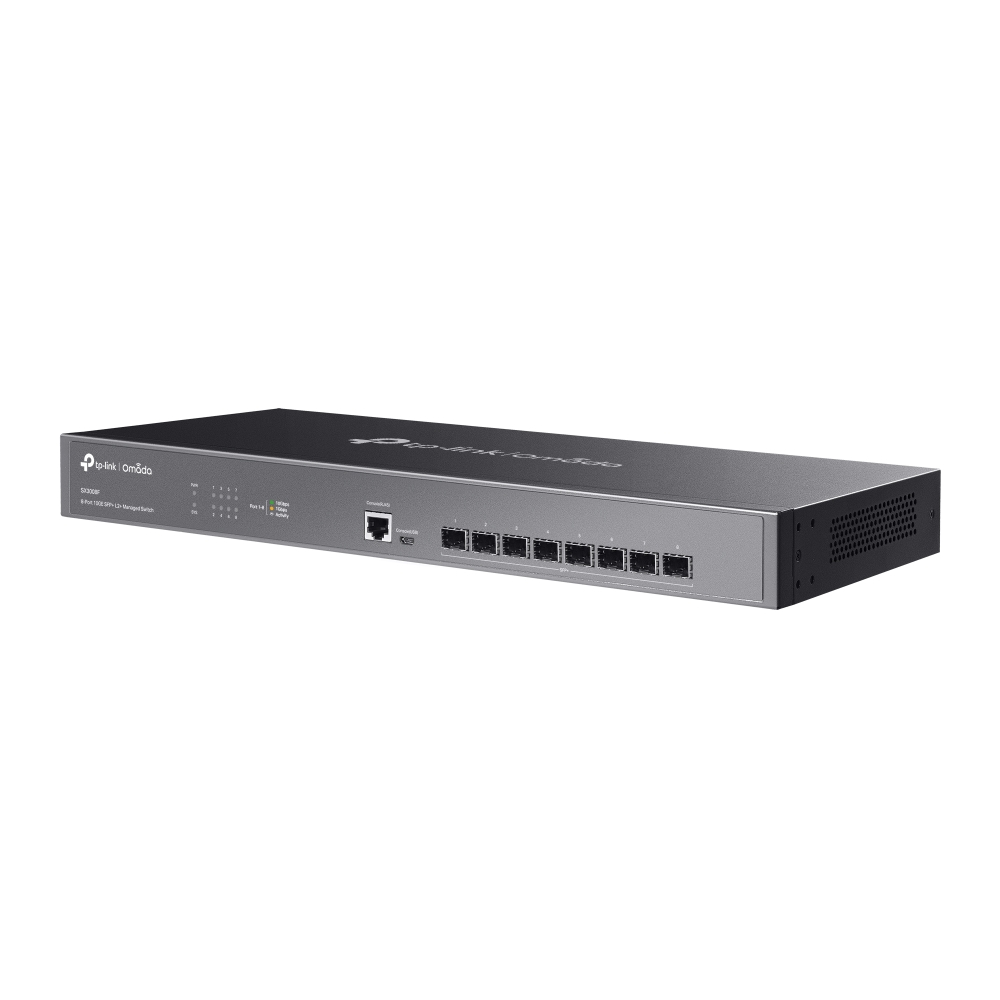 ส่งแมสได้ 🛵TP-LINK SX3008F (TL-SX3008F) Omada 8-Port 10GE SFP+ L2+ Managed Switch