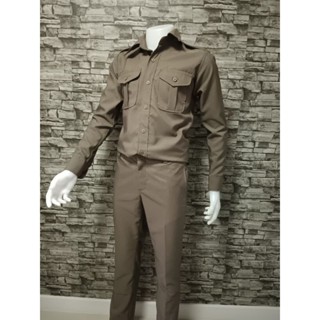 ชุดตำรวจสีกากี,เครื่องแบบตำรวจแขนยาว