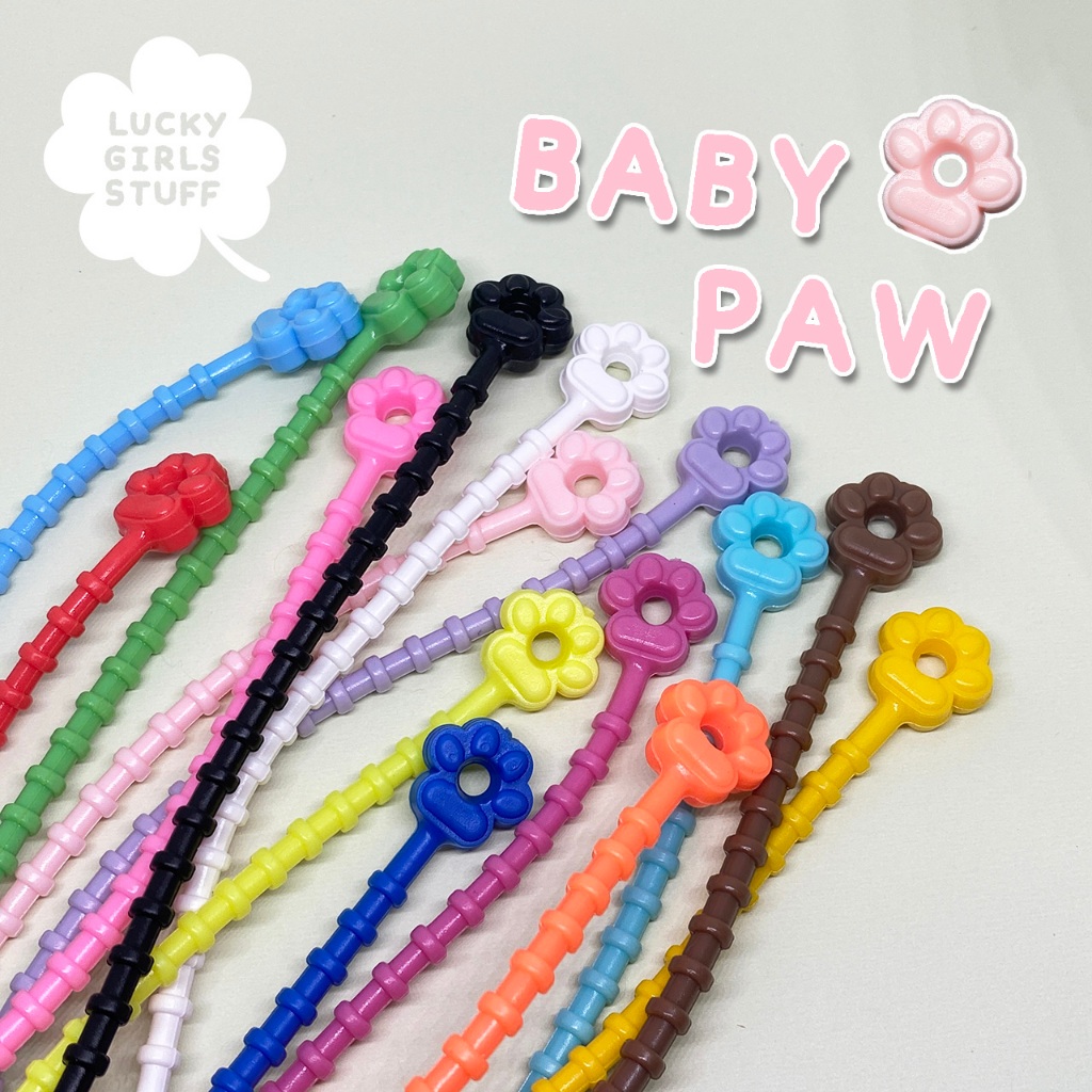 รบกวนไม่สั่งชิ้นเดียวน้า ! สายคล้องซิลิโคน ห้อยตุ๊กตา อุ้งแมวจิ๋ว อุ้งเท้าหมา เด้งดึ๋ง 21 ซม.