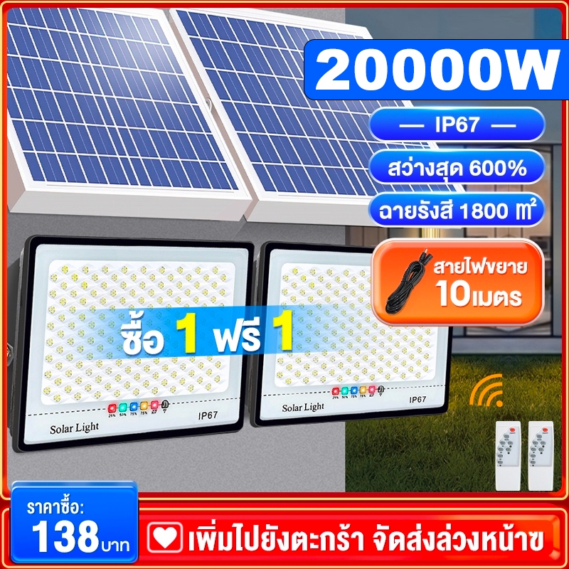 【รับประกัน30ปี】ฟิลิปส์ โคมไฟเพดาน ไฟโซล่าเซลล์ 15000W Solar Light ไฟโซล่าเซลล โคมไฟเพดาน สว่างอัตโนมัติเมื่อฟ้ามืด