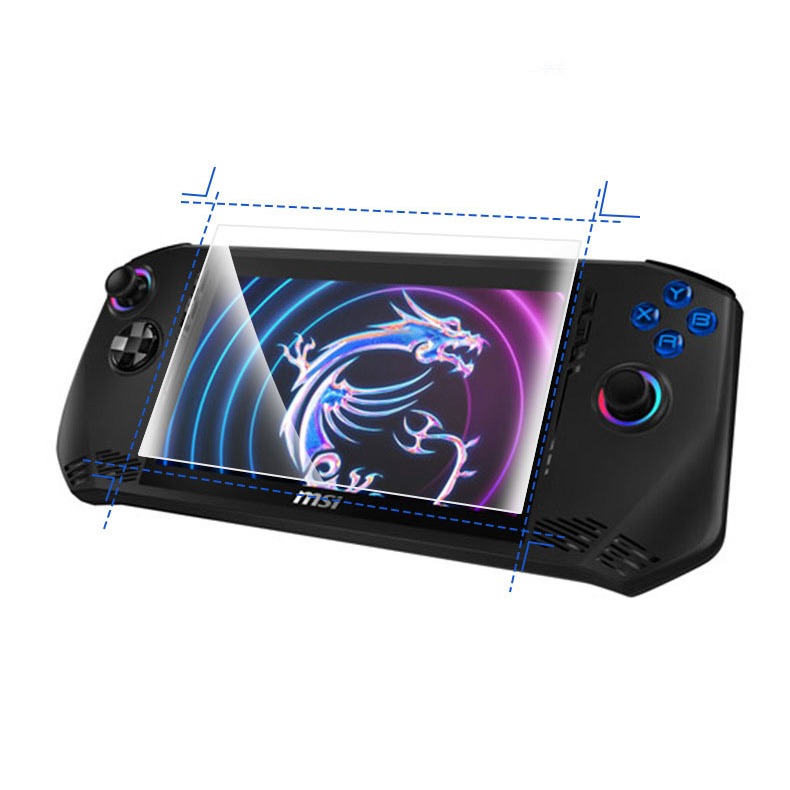 ฟิล์มกระจกกันรอย MSI CLAW หน้าจอคอนโซลเกม 7 นิ้ว ฟิล์มกระจกกันรอยHDคุณภาพดีชุด 2 ชิ้น