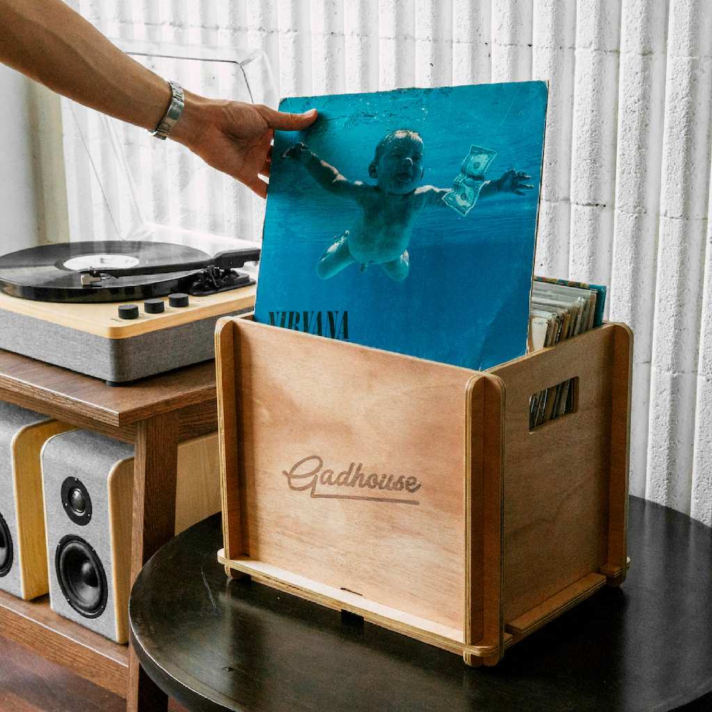 Gadhouse Vinyl Storage Crate ลังไม้เก็บแผ่นเสียงไวนิล - รูปที่ 6