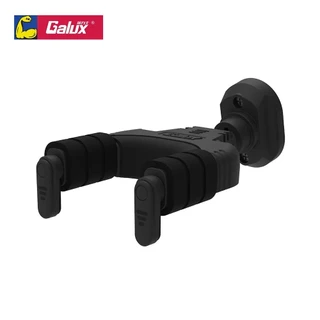 Galux GH-110 ที่แขวนกีตาร์ติดผนัง ระบบล็อคอัตโนมัติ (Auto-Lock) ฐานไม้แท้ แขวนกีตาร์โปร่ง ไฟฟ้า เบส