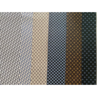 หนังเทียมpvcลายหลุยส์และลายกุชชี่ กันน้ำ กันความร้อน หุ้มเบา…