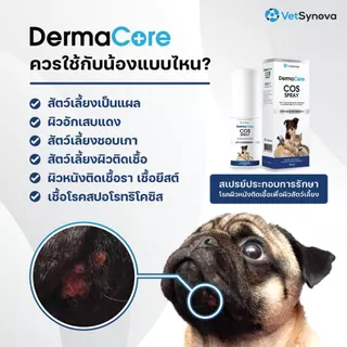 DermaCore COS สเปรย์【แท้100%】EXP9/26 - 5/28 ดูแลผิวหนัง บรรเทาอาการคัน ลดอาการแพ้ อักเสบ อ่อนโยน ปราศจากแอลกอฮอล์