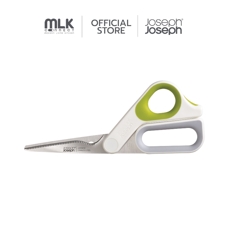 Joseph Joseph กรรไกรสำหรับตัดอาหาร รุ่น PowerGrip ใบมีดสแตนเลสญี่ปุ่น N10302 White/Green
