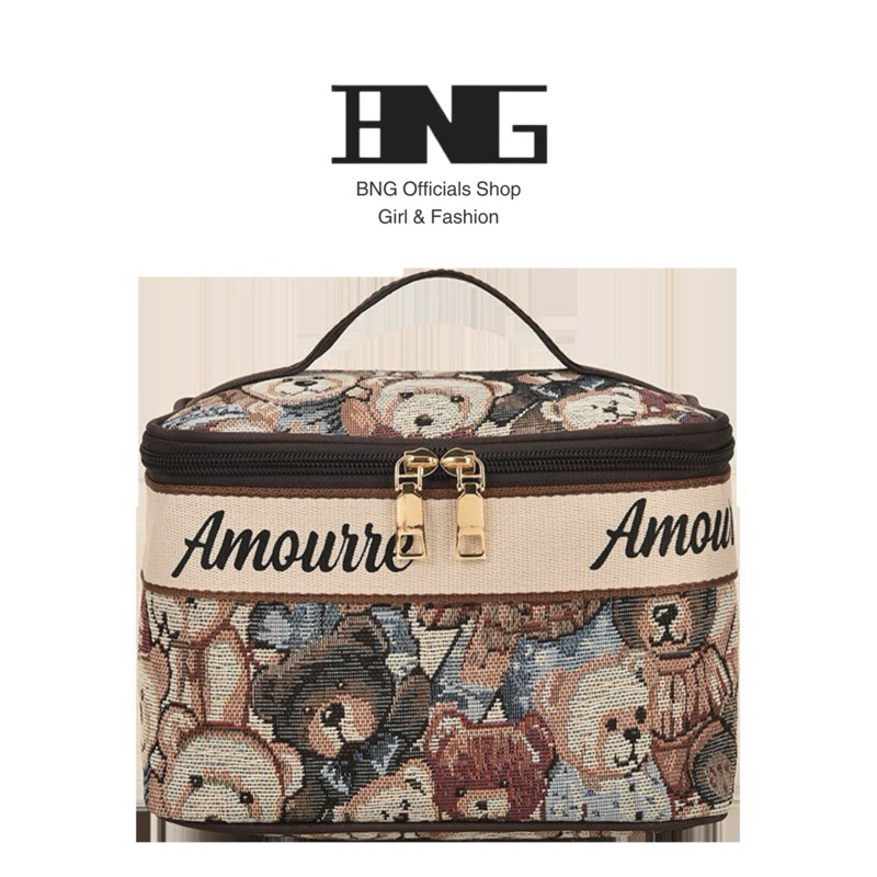 【🚚💨 ส่งฟรี&พร้อมส่งจากไทย】【BNG】กระเป๋าใส่เครื่องสำอาง กระเป๋าอเนกประสงค์ เซ็ตกระเป๋าเครื่องสำอาง