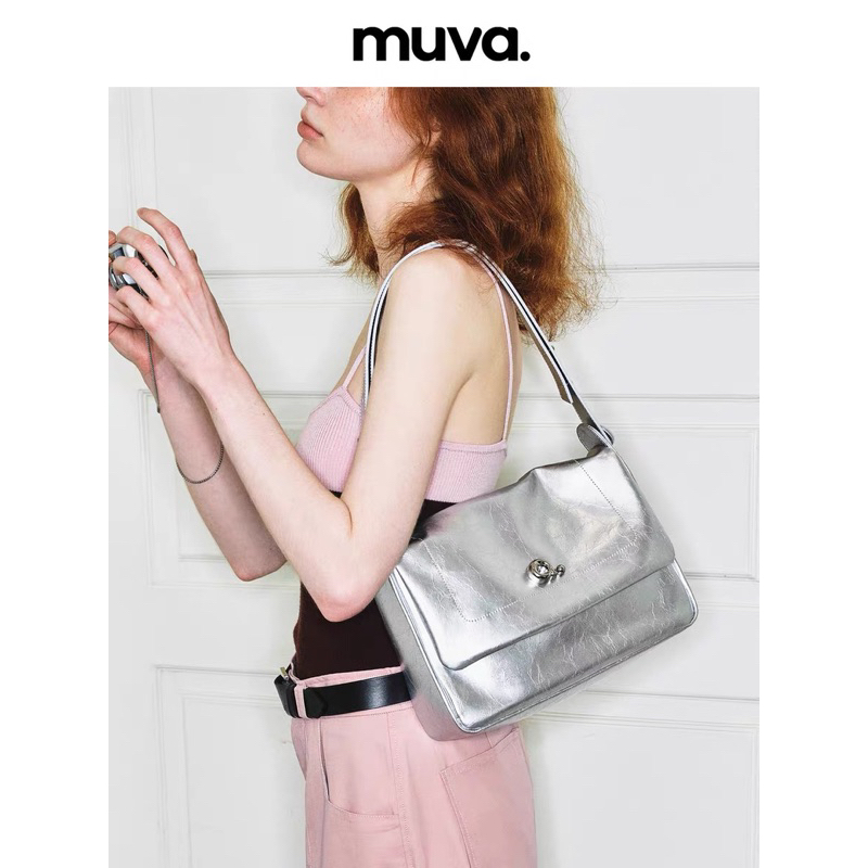 MUVA (โค้ดลด 30% สูงสุด 1,000฿)winter bag preorder 7-14 วัน แท้ 100% จากชอป สายสามารถปรับได้