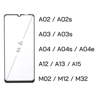 ฟิล์มกระจก เต็มจอ กันรอย samsung a02 a02s a03 a03s a04 a04s a04e a12 a13 a15 m02 m12 m32 ฟิม กระจก กันแตก นิรภัย