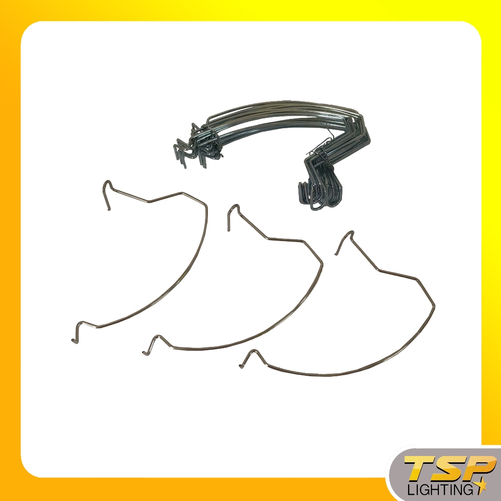 TSP Lighting │อะไหล่โคมไฟ สปริงดาวไลท์ แบบฝัง 3 ขา ใช้กับดาวไลท์แบบฝังฝ้าเพดาน (ราคาต่อชิ้น)