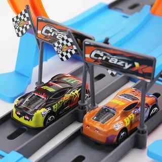360 ํ Turn Track รางรถแข่ง Hot wheels รางรถแข่ง รถตีลังกา พร้อมรถเหล็ก 2 คัน กล่องใหญ่มาก รุ่นใหม่ล่าสุด