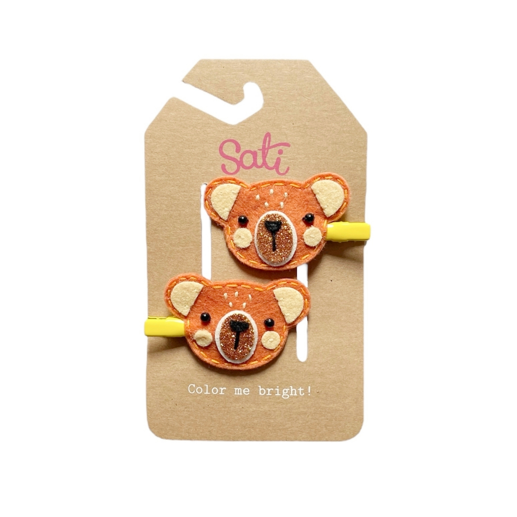 SATI - กิ๊บติดผม - FCA101 LA. BROWN BEAR