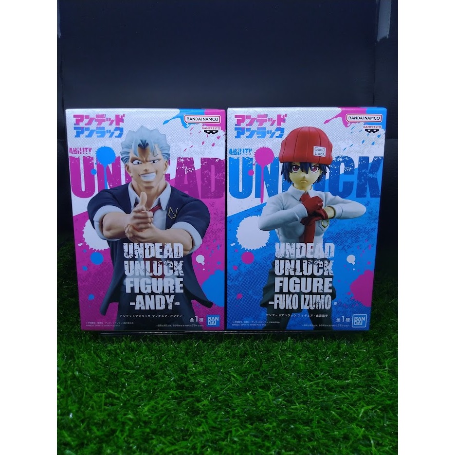 (ของแท้) ฟูโกะ / แอนดี้ อีสาวอับโชคกับซอมบี้โรคจิต Fuuko / Andy – Undead Unluck Banpresto Figure