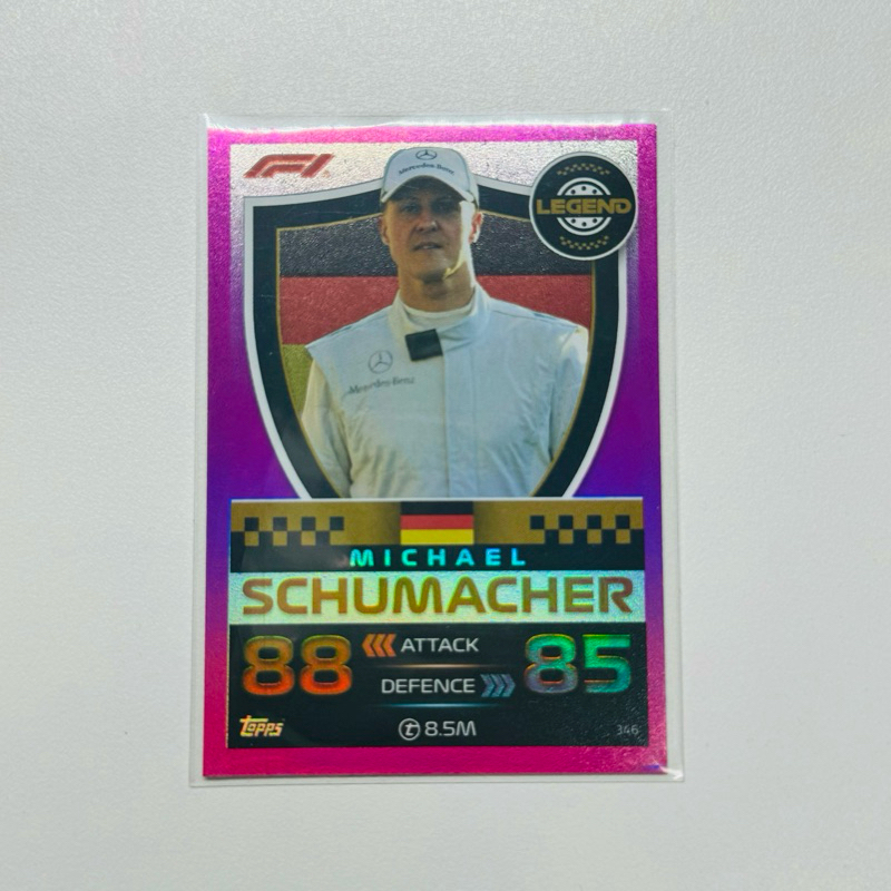 การ์ด formula 1 Schumacher