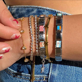 กำไล Italian charm bracelet