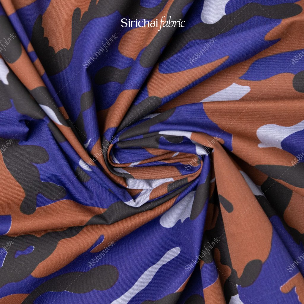 ผ้าคอตต้อน 100% ลายทหารพราง หน้ากว้าง 44 นิ้ว ผ้าเมตร ผ้าหลา - รูปที่ 5