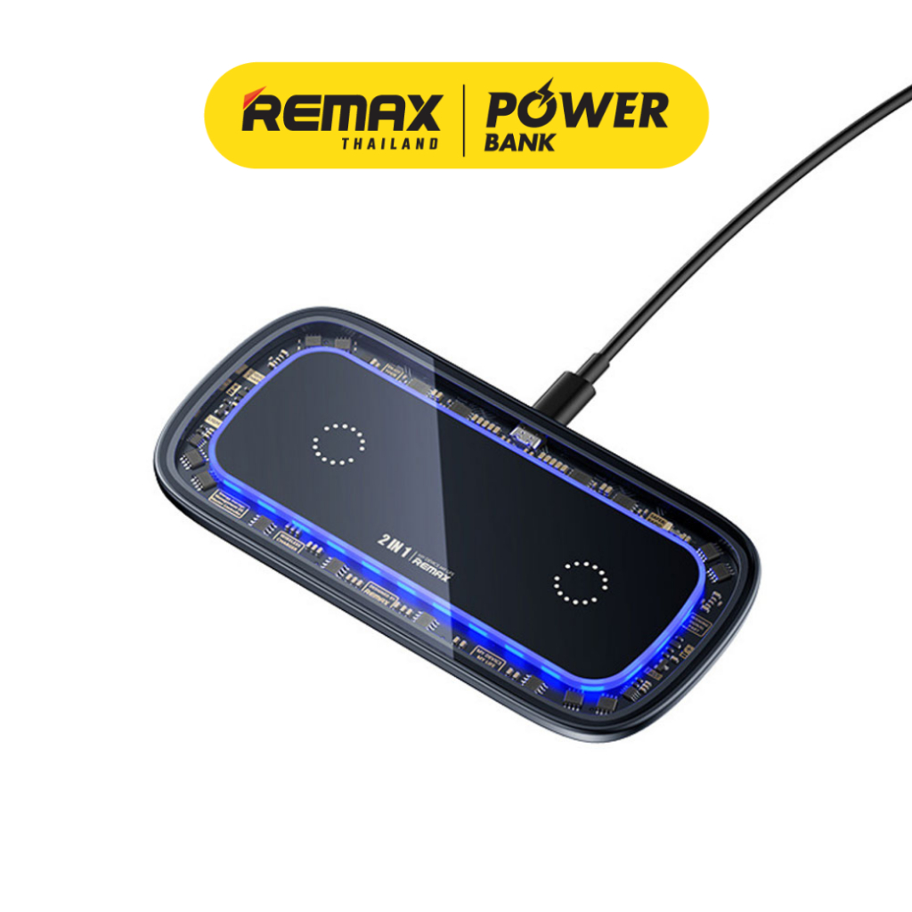 Remax Wireless Charger รุ่น RP-W75 แท่นชาร์จไร้สาย เร็ว 30W สำหรับชาร์จโทรศัพท์มือถือ มีประกันศูนย์ไทย