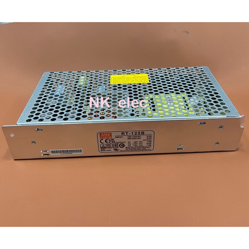 RT-125B Switching Power Supply INPUT : 100-240VAC OUTPUT : + 5VDC 12A + 12VDC 5A - 12VDC 1A