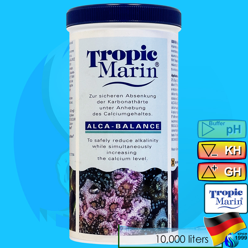 Tropic Marin Alca-Balance 400g 500ml ผงลดค่าความกระด้าง KH alkaline decrease kh down ไม่กระทบต่อค่า ph แต่ เพิ่มค่า GH