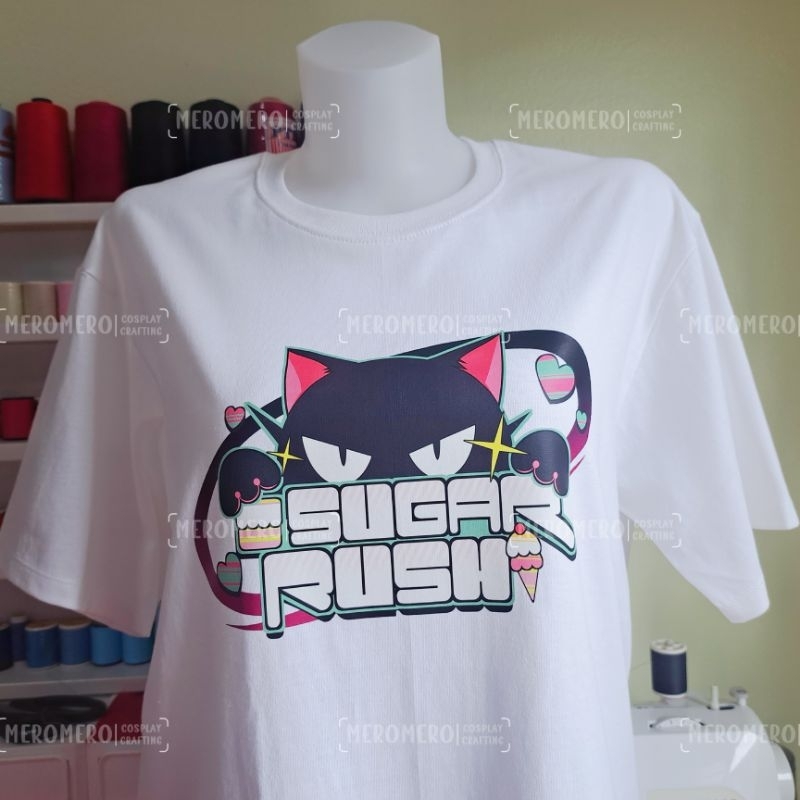 **พร้อมส่ง** เสื้อยืดคอสเพลย์ Blue Archive Sugar Rush Band ver. cosplay