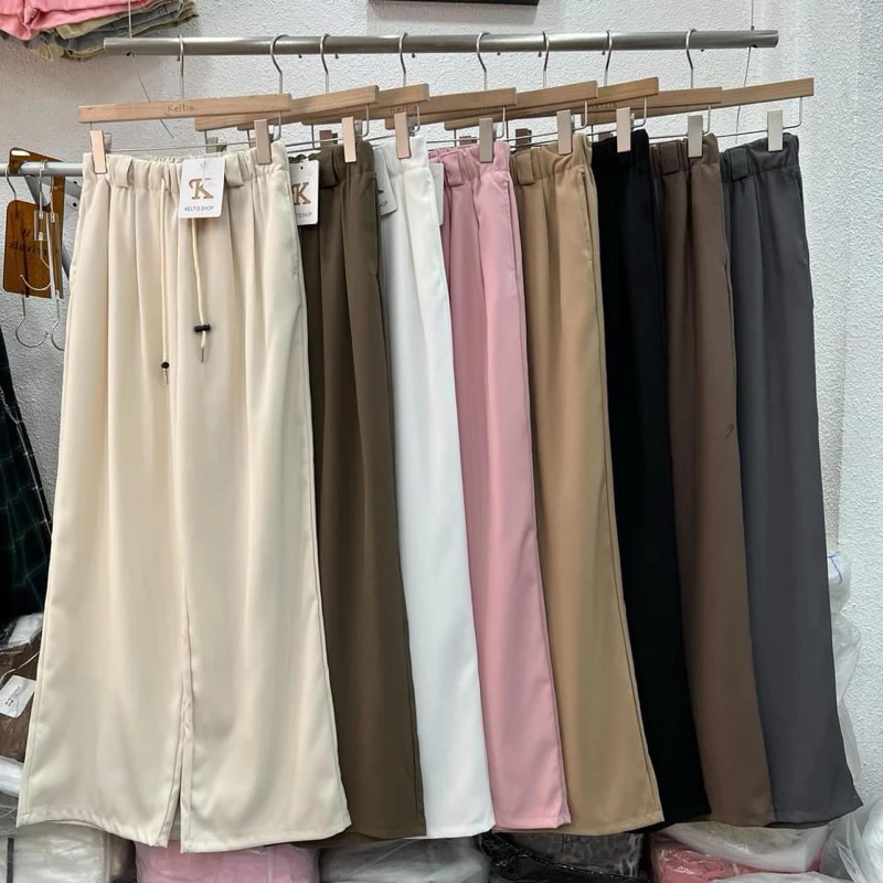 กางเกงรุ่นเชือกรูดเอวสูงเก็บพุงงานป้ายKeltisรหัส9091