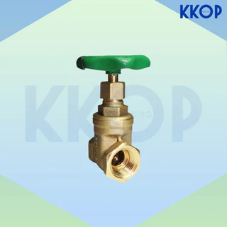 ประตูน้ำ ทองเหลือง Gate valve ซันวา SANWA ขนาด 1/2" 3/4" 1" (4หุน - 1นิ้ว)