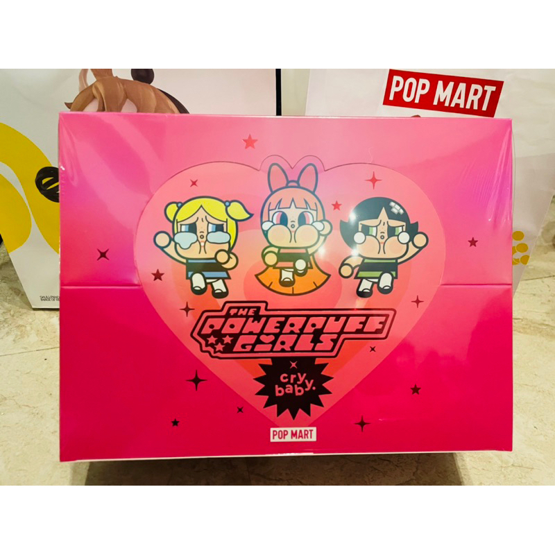 #พร้อมส่ง ยกกล่อง #pop mart #CRYBABY × Powerpuff Girls Series Figures